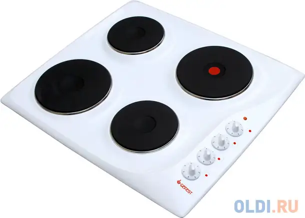 Варочная панель электрическая gefest свн 3210 белый, фотография 1