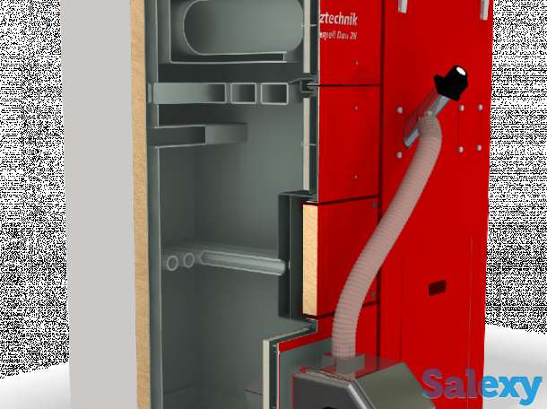 Автоматический пеллетный котел Heiztechnik Q Daspell Duo 15 кВт.  20квт 28квт 35квт 45квт  55квт 70квт, фотография 2