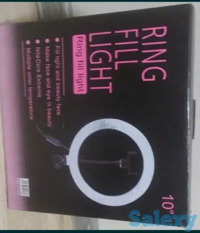 Лампа кольцевая штатив в подарок, фотография 1