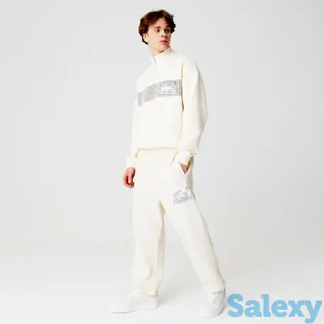 Мужские спортивные штаны lacoste relaxed fit из хлопка, фотография 1