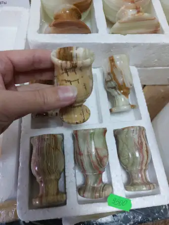 Сувениры из оникс РЮМКИ, фотография 2