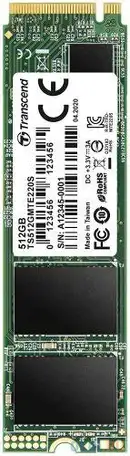 Ssd накопитель transcend mte220s 512 gb pci-e 3.0 x4, фотография 1