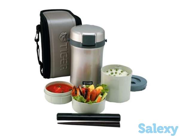 Термос tiger lwu-b170 с контейнерами для еды, фотография 1
