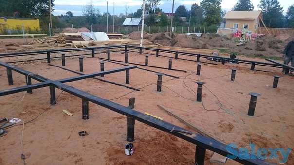 винтовые сваи , фундамент, фотография 1