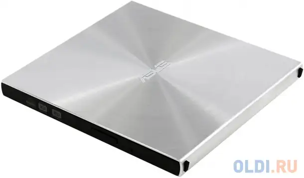 Внешний привод dvd±rw asus sdrw-08u5s-u/sil/g/as usb 2.0 серебристый retail, фотография 1