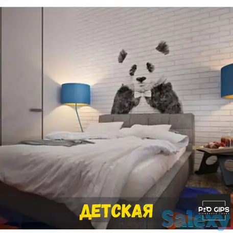 Декоративные гипсовые кирпичи с установкой, фотография 8