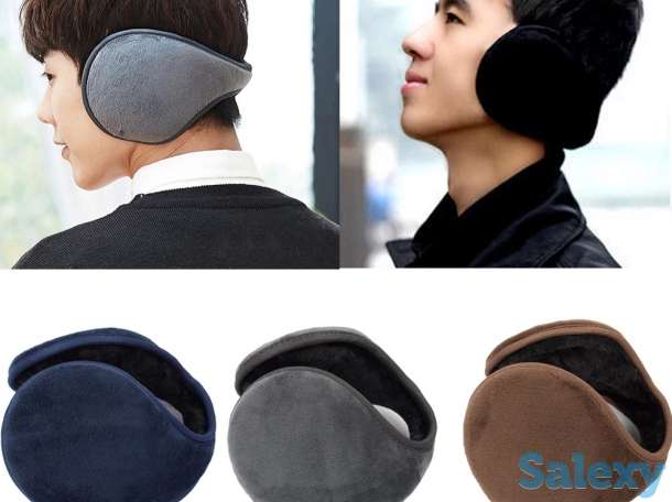 Теплые меховые наушники., фотография 3