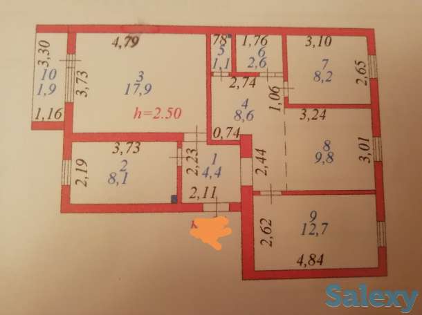 Квартира 76 кв м, фотография 5