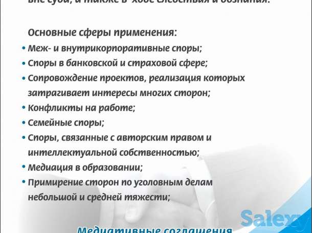 Услуги профессионального медиатора, фотография 2