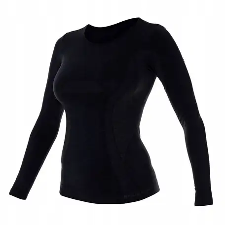 Термокофта brubeck wmn comfort wool black, фотография 18