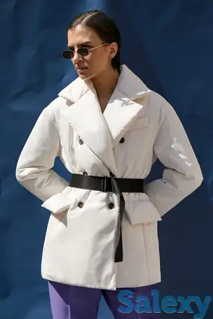 Куртка c контрастным поясом - стропой vassa&co, фотография 1