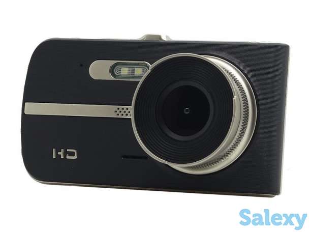 Продам автомобильный видеорегистратор с двумя (2) камерами, большим 4.0 дюймовым экраном, фотография 1