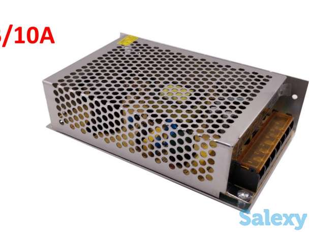 Продам универсальный блок питания в перфорированном металлическом корпусе (AC 110 ~ 220V, 50-60HZ), 24В/10А, фотография 1