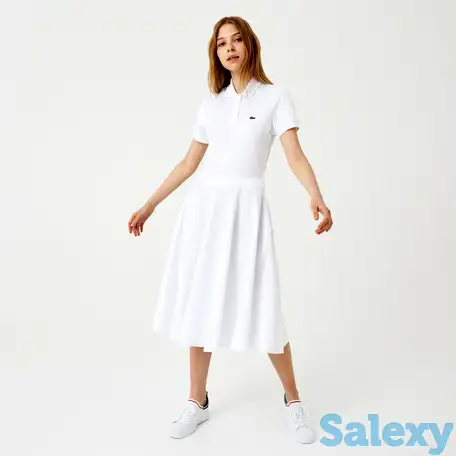 Женское платье-поло lacoste slim fit, фотография 1