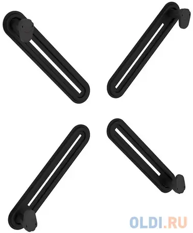 Кронштейн-адаптер для мониторов arm media lcd-m2 черный макс.7кг настольный поворот и, фотография 1