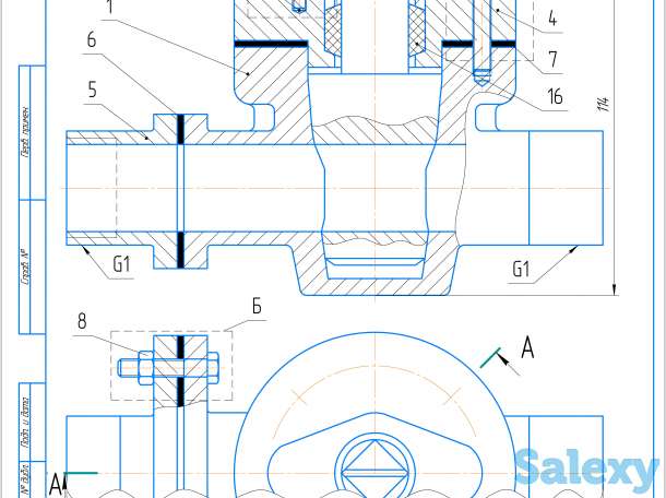 Выполнение чертежей, фотография 1