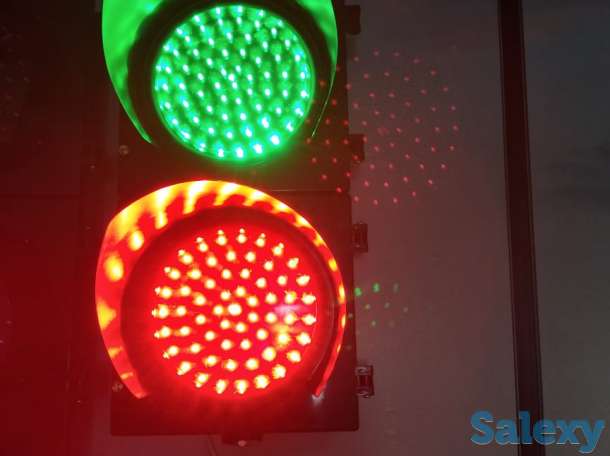 Светодиодный пешеходный светофор ø 200 мм 220V, фотография 3