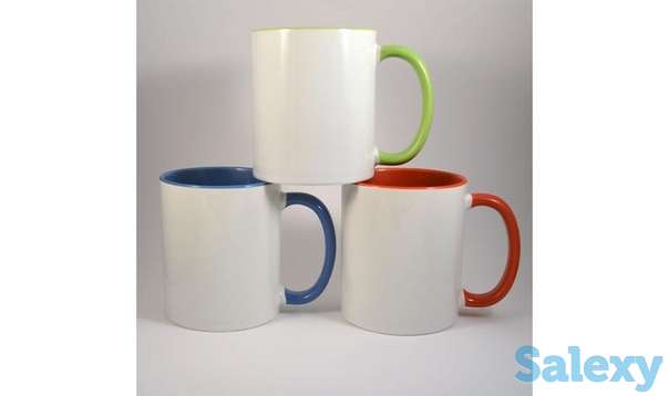 Печать на кружке (цветная внутри и ручка), фотография 1