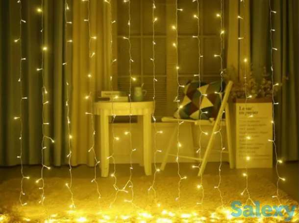 светодиодный Свадебный Сказочный светильник, Рождественский светильник 300, светодиодный Сказочный светильник, гирлянда, фотография 6