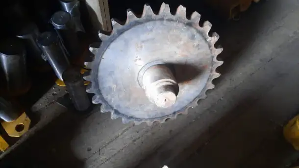 Шестерня грейдера передняя GR215, фотография 3