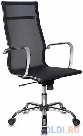 Кресло бюрократ ch-993/m01 сетка крестовина хром черный, фотография 1