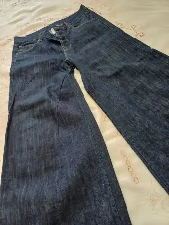 Продаются джинсы клеш унисекс 46-48 размер, фотография 2