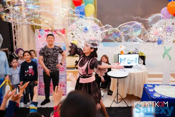 Шоу мыльных пузырей Марвик аниматоры Астана, фотография 1