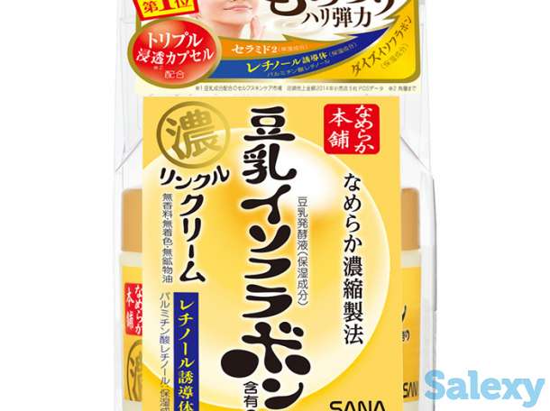 Крем для лица sana nameraka honpo wrinkle cream, фотография 2