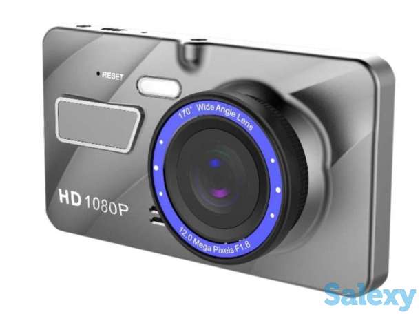 Продам автомобильный видеорегистратор с двумя (2) камерами, большим 4.0 дюймовым экраном, фотография 1