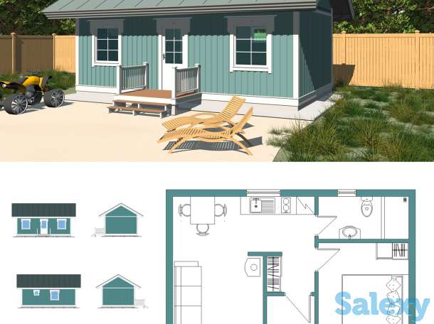 Дачные домики, загородные дома, фотография 5