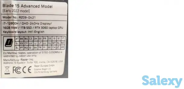 Ноутбук Razer Blade 15, 15.6