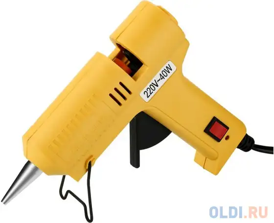 Клеевой пистолет deko dkgg40 set4 40вт стерж.:7мм, фотография 1