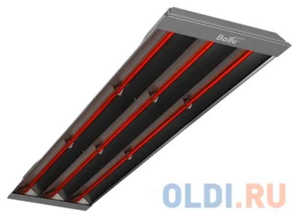 Инфракрасный обогреватель ballu bih-t-3.0 3000 вт серебристый, фотография 1