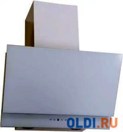 Вытяжка каминная elikor жемчуг 60п-700-е4д перламутровый/белое стекло, фотография 1