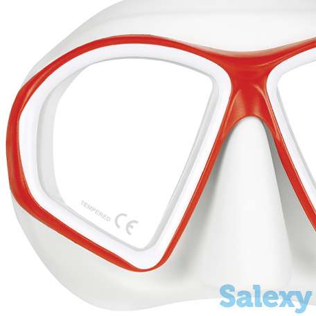 Маска для плавания mares sealhouette, для взрослых - ц.обт.белый, ц.р.бело-красный, фотография 2