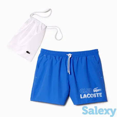 Мужские плавки lacoste quick dry со встроенной подкладкой, фотография 1