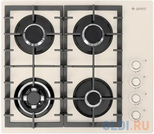 Варочная панель газовая gefest sg svn 2230-01 b81 кремовый, фотография 1