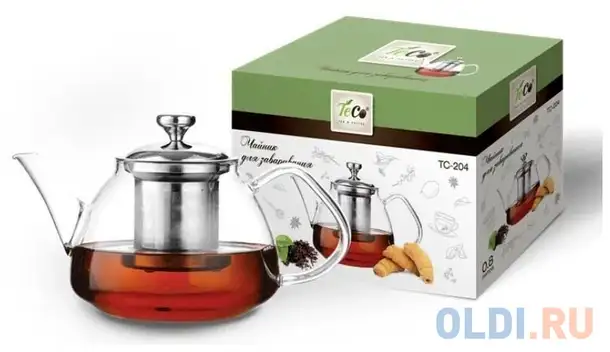 Заварочный чайник teco tс-204 800 мл, фотография 1