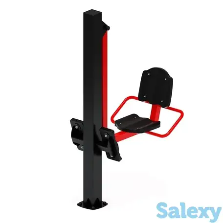 Жим ногами (красный) - уличный тренажер - ст 011-11, фотография 2