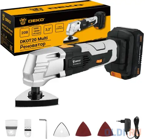 Многофункциональный инструмент deko dkot20 multi черный, фотография 1