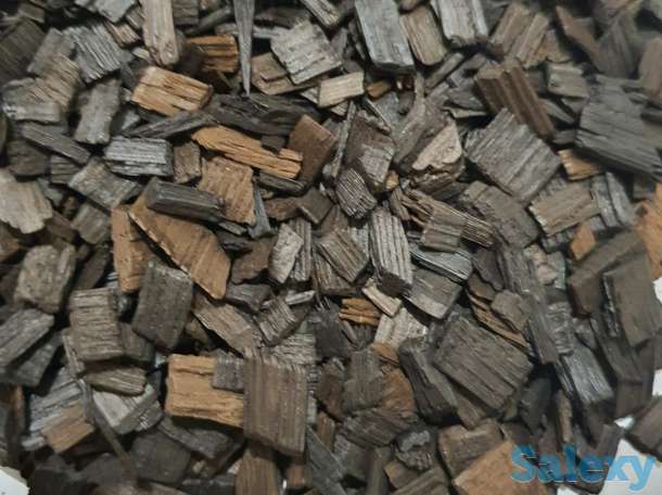 Щепа Кавказского дуба, Чипсы дубовые Сады Алтая сильный обжиг, фотография 2