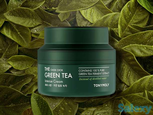 Крем для лица tony moly the chok chok green tea intense cream, фотография 2