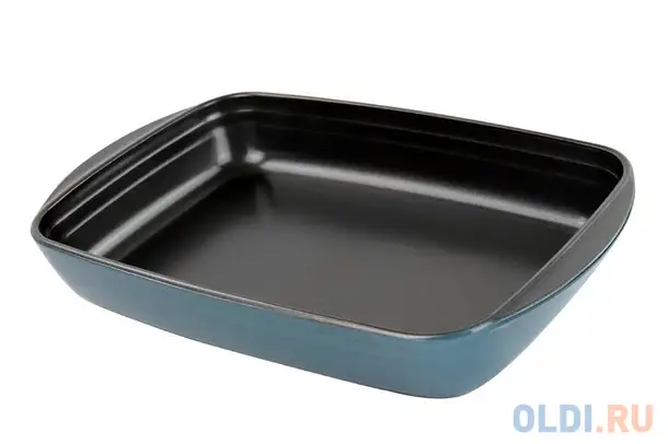 Форма для выпечки vitrinor прямоугольная голубая 35*22*5, фотография 1