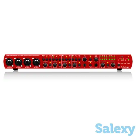 Внешняя студийная звуковая карта behringer fca1616, фотография 1