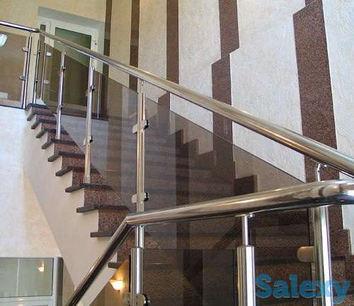 Перила со  стеклом, фотография 1