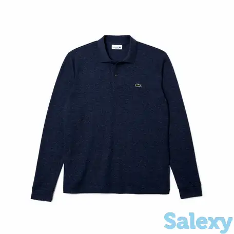 Мужское поло lacoste l.12.21 classic fit с длинным рукавом, фотография 1