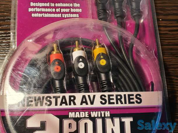 Шнур DVD кабель, домашний кинотеатр AV серии 1 метр Премиум, фотография 2