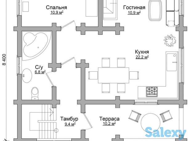 Строительство Деревянных домов в Казахстане, фотография 2