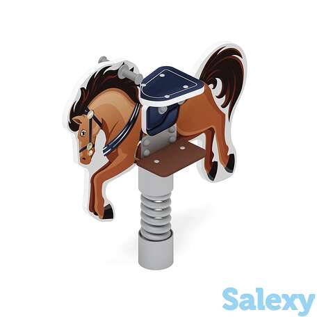 Качалка на пружине лошадка 3 ио 22.01.13-01, фотография 1