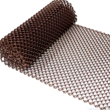 Сетка бронзовая квадратная; тканая, фотография 1